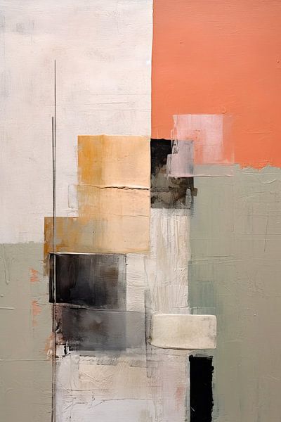 Zusammenfassung Nr. 66.91 von ARTEO Gemälde