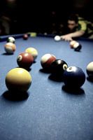 Etwas mit Bällen und einem Stock