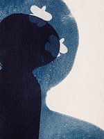 Cyanotype Art print - Connection brings change