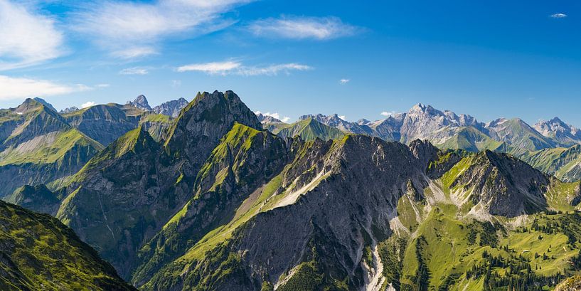Panorama de montagne vers Höfats par Walter G. Allgöwer