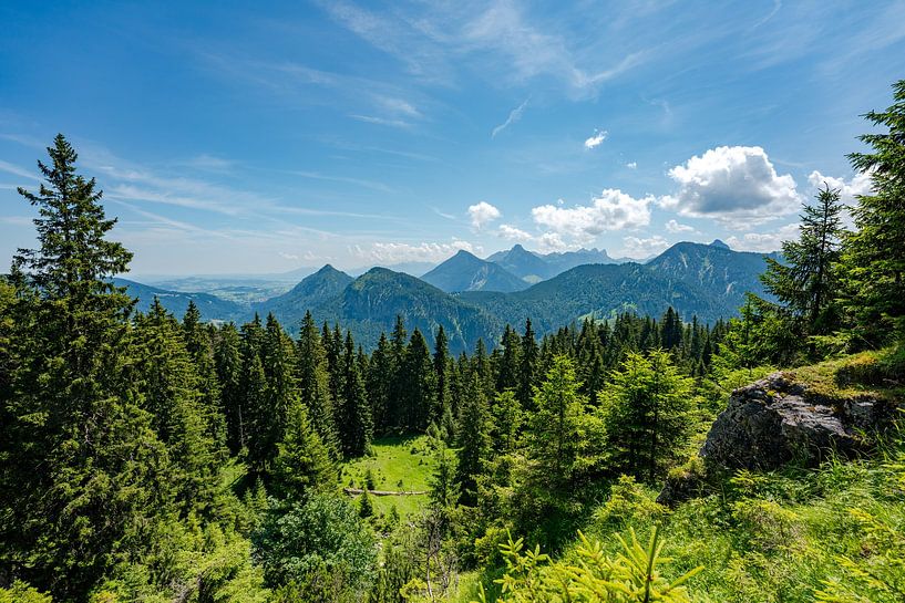 Blick auf die Tannheimer Berge von Leo Schindzielorz
