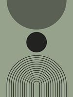 Bauhaus Boho Salbei Grün 1