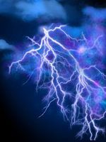 Donner und Blitze in der Nacht