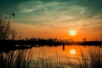 Terborg, Achterhoek sunset icecream photo poster ou décoration murale