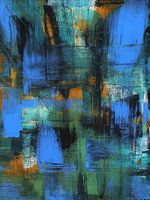 Peinture acrylique abstraite