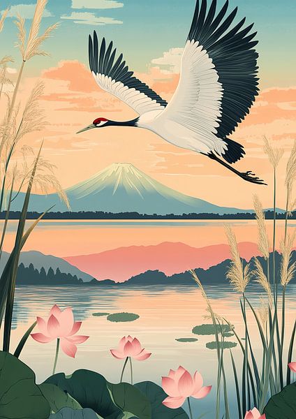 Japanischer Kunstdruck  von Niklas Maximilian