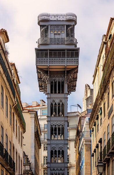 Elevador Santa Justa, Lisbonne, Portugal (1) par Adelheid Smitt