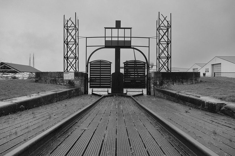 Ehemalige Anschlussbahnfähre Stavoren von Framed by Elisabeth