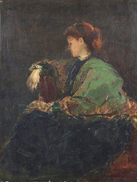 Méditation, Alfred Stevens par Des maîtres magistraux