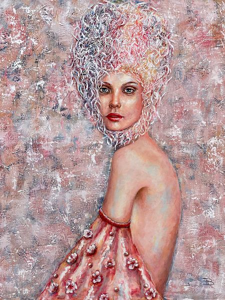 Portrait - elle par Dominique Clercx-Breed