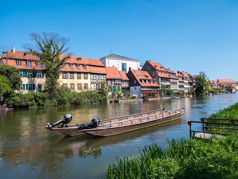 Gondolas in Little Venice Bamberg Bavaria by Animaflora PicsStock