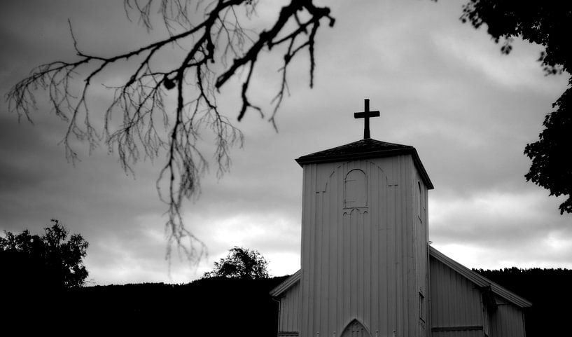 Kerkje in Noorwegen par Rob van Dam