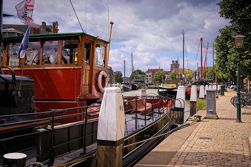 Museum harbour Dordrecht by Rob Boon