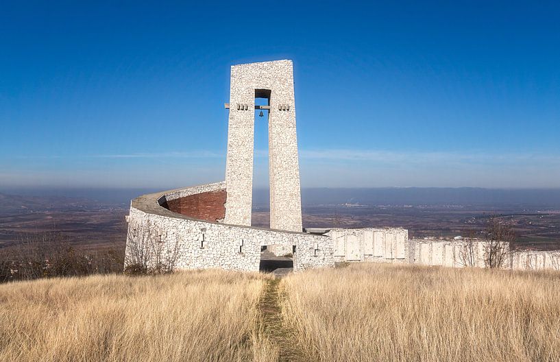 Dilapidated Monument in Bulgaria. by Roman Robroek - Photos of Abandoned Buildings