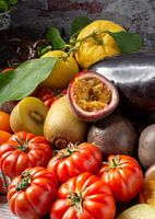 Italian vegetables and fruits