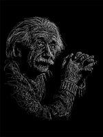 Portrait dessiné d'Albert Einstein