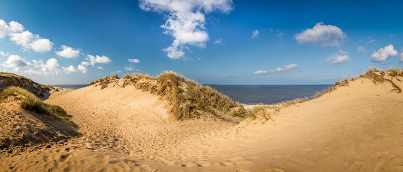 Panorama dunes at the Red Cliff in Kampen, Sylt by Christian Müringer