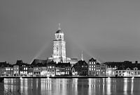 Deventer la nuit (noir et blanc)