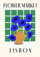 Flower Market Lisbon Portugal