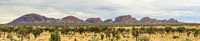 Panorama van Kata Tjuta, Olgas in Northern Territory Australië