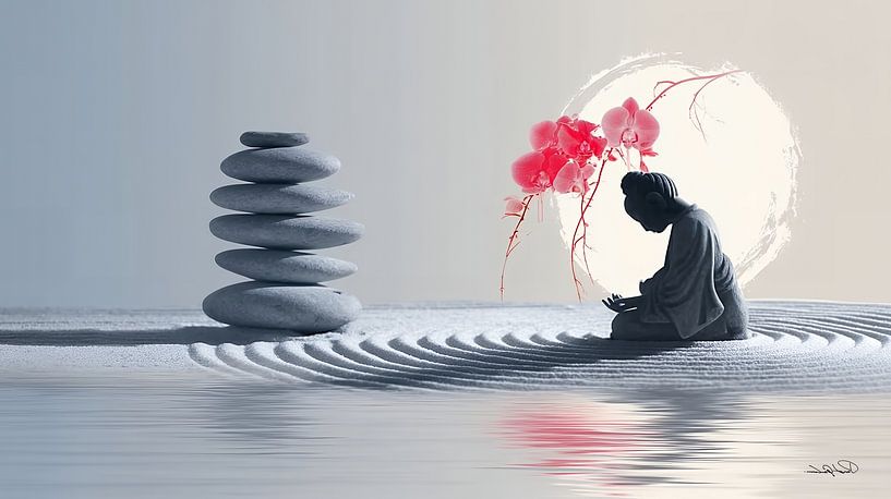 ZEN - Buddhism - Buddha - Buddha by Gelissen Artworks