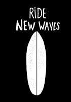 Surfboard black and white