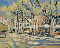 Frühlingslicht auf dem OLV-Platz