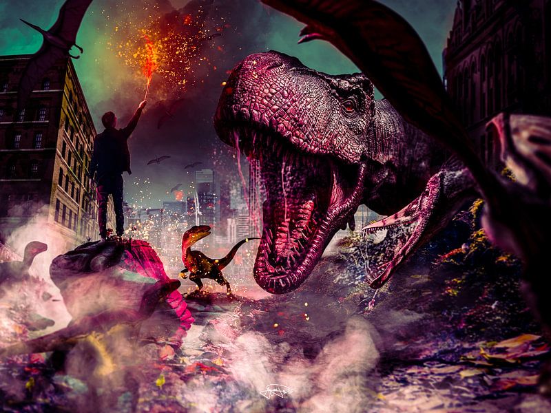 Jurrasic City by Ansgar Peter