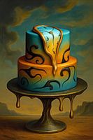 Melting Moments -  A Dalí-Inspired Cake
