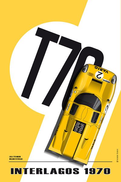 Lola T70 Varig, Interlagos 1970 von Theodor Decker
