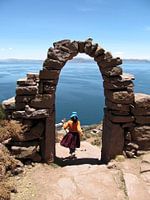 "Strick Männer Insel Taquile 