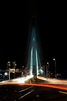 Alles raast voorbij op de Erasmusbrug