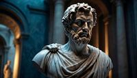 Marmorbüste eines römischen Philosophen