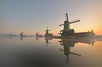 Zaanse Schans lever du soleil