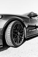 Mercedes-Benz C63 S AMG Zwart Wit