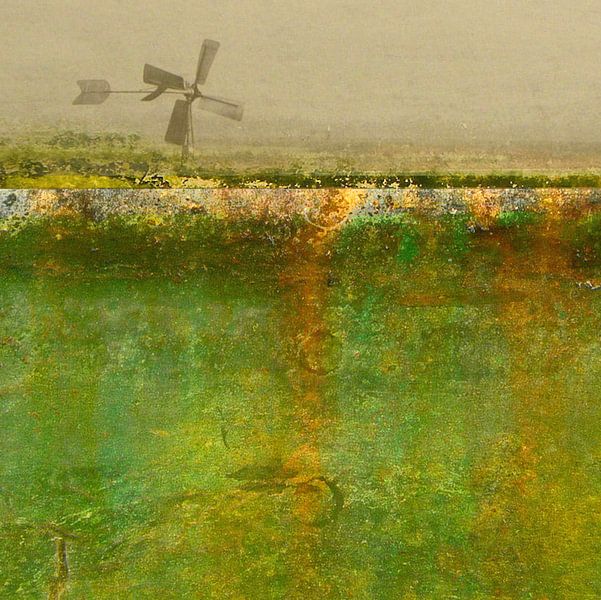 Le printemps dans la région de Zaan sur la place par Ger Veuger