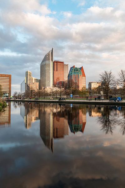 Sunrise over the city of The Hague by Digikhmer