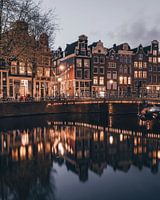 Lumières du canal d'Amsterdam