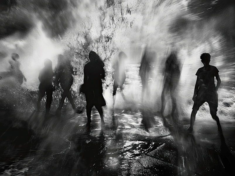 Éclats d'Écume et Silhouettes par Grégoire Auger