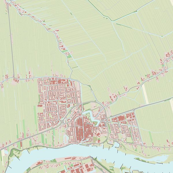 Carte de Schoonhoven par Rebel Ontwerp
