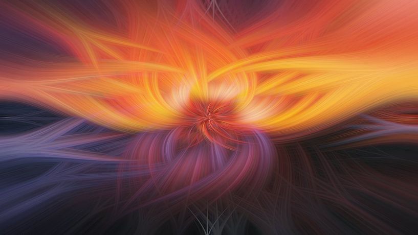 Coucher de soleil sur la Chaussée des Géants, Irlande par Henk Meijer Photography