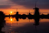 Kinderdijk Sonnenuntergang