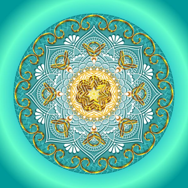 Kristallen Mandala Maangodin Luna-15.9.2023 van SHANA-Lichtpionier