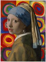 Das Mädchen mit dem Perlenohrring - trifft Kandinksky