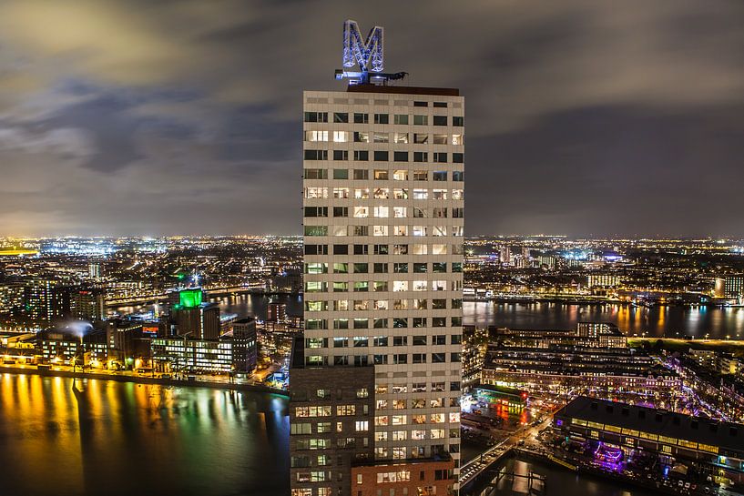 Montevideo bei Nacht von Rob Altena