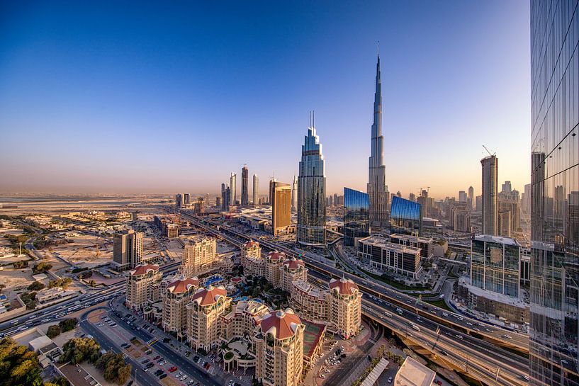 Burj Khalifa au soleil du soir par Rene Siebring