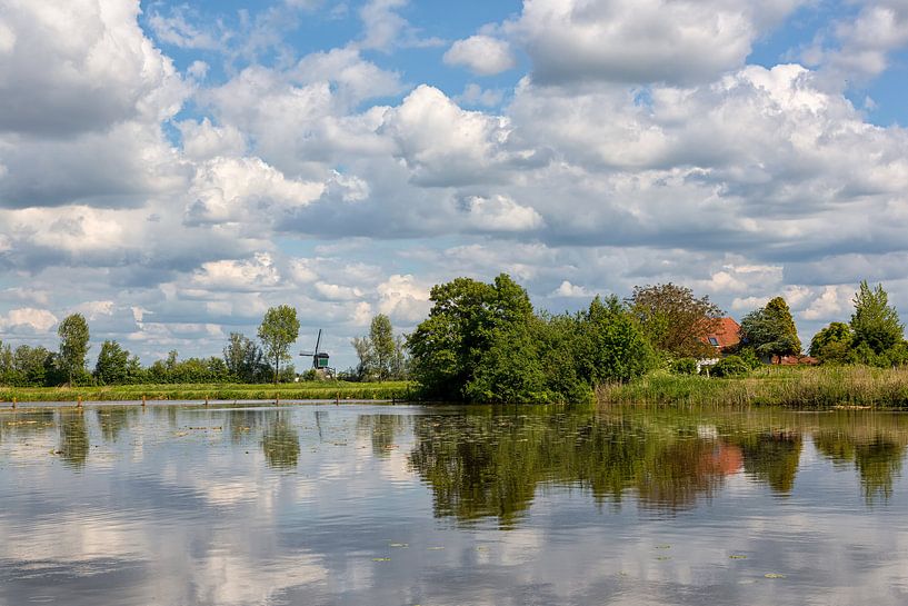 Een Hollands landschap in de zomer by Bram van Broekhoven