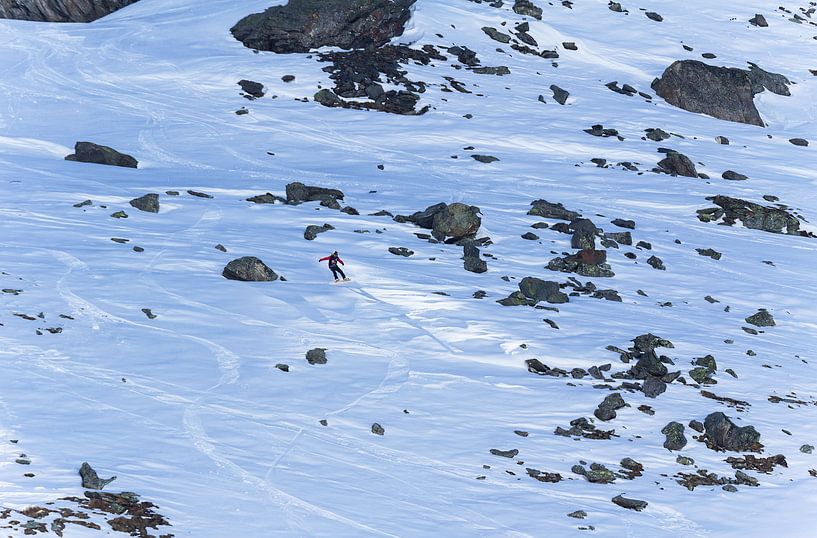 Der Snowboarder von Nathan Marcusse