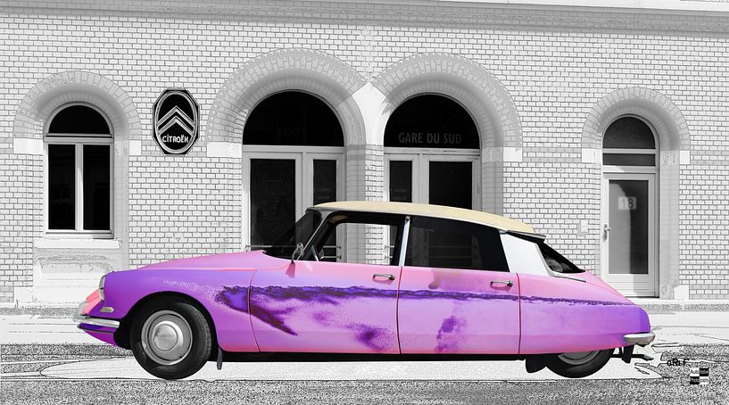 Citroën ID 19 Art Car à la Gare du Sud by aRi F. Huber