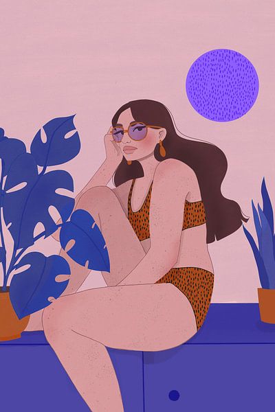 Urban Jungle Blues von Veronika Grenzebach by The Artcircle